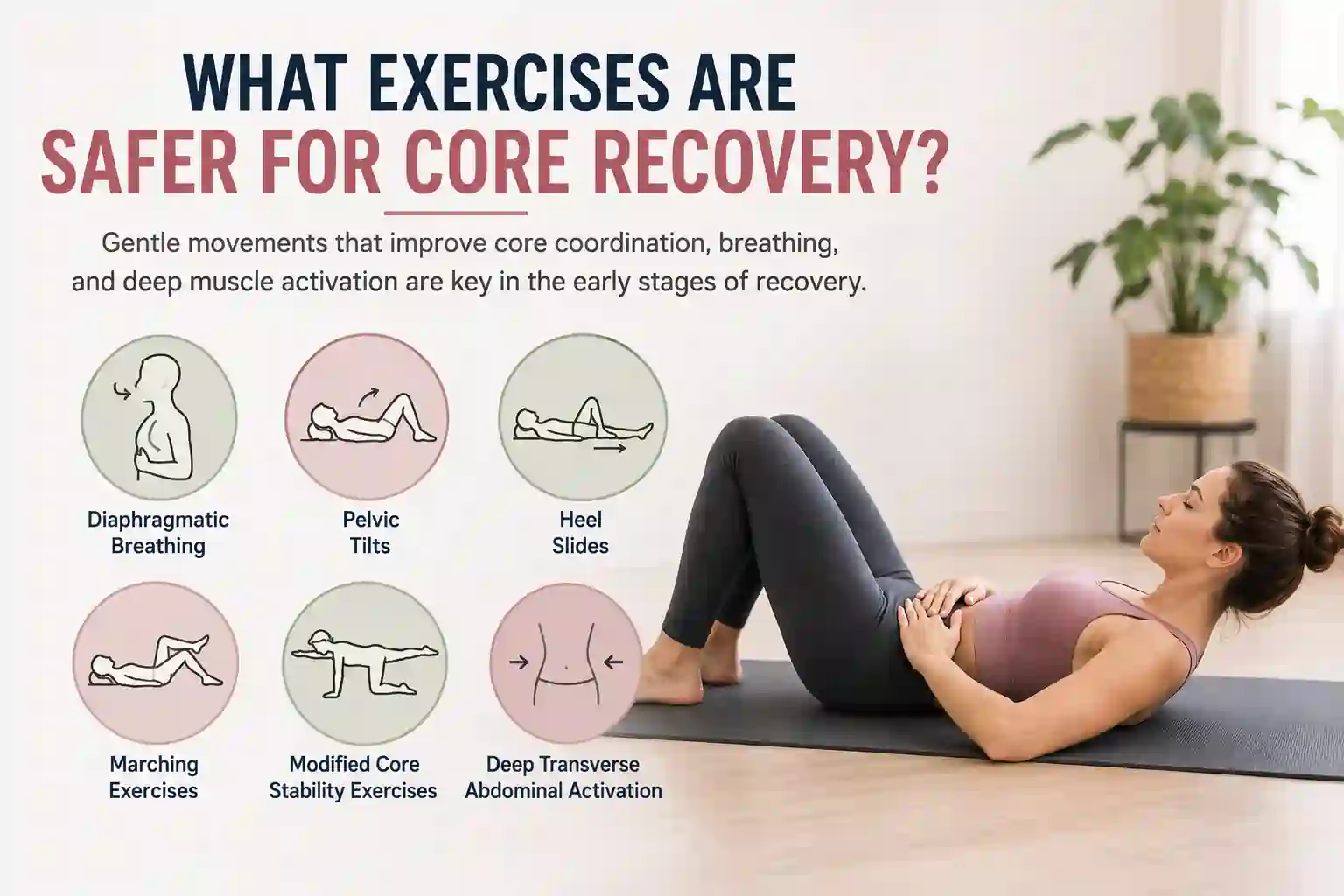 Which exercises may help diastasis recti Kingston Hill?